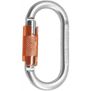 Karabinek stalowy ROCK EMPIRE OVAL 2LOCK TWIST