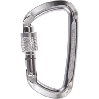 Karabinek wspinaczkowy CLIMBING TECHNOLOGY D-SHAPE SG SILVER 