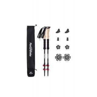 Kije trekkingowe NATUREHIKE CARBON (nh20ds003) / RED
