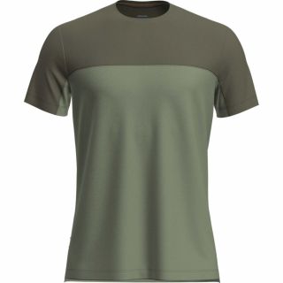 Koszulka męska merino ICEBREAKER COOL-LITE SPHERE III SS COLOUR BLOCK