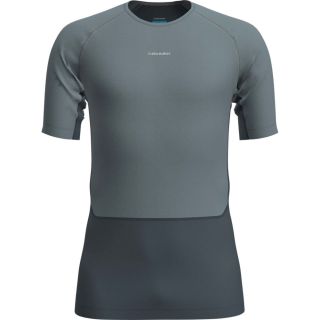 Koszulka męska merino ICEBREAKER ZONEKNIT 125 SS ABYSS/BLUE ASH