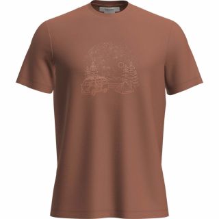 Koszulka męska merino ICEBREAKER TECH LITE III SS TEE VAN CAMP