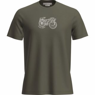Koszulka męska merino ICEBREAKER TECH LITE SS TEE ADVENTURE RIDE