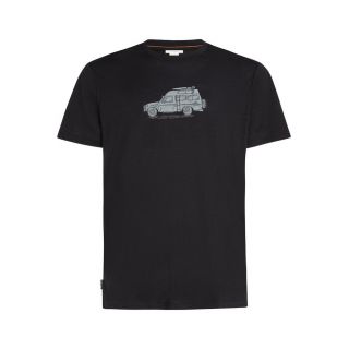 Koszulka męska merino ICEBREAKER TECH LITE SS TEE COSY CAMPER / BLACK