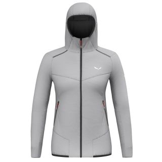 Kurtka damska SALEWA PEDROC 2 HYBRID TIROLWOOL HOODY / ALLOY