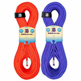 Lina podwójna BEAL SUNUP UNICORE DRY COVER 8.4mm 2 x 60m PURPLE-ORANGE