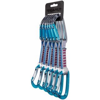 Zestaw ekspresów CAMP ORBIT KS 6 PACK 12CM GREY / BLUE / FUSCHIA