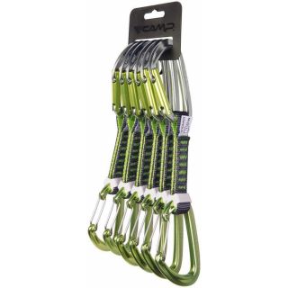 Zestaw ekspresów CAMP ORBIT MIXED KS 6 PACK 12CM GREEN