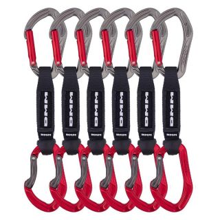 Zestaw ekspresów DMM ALPHA SPORT RED 12CM SET 6