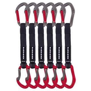 Zestaw ekspresów DMM ALPHA SPORT RED 18CM SET 6