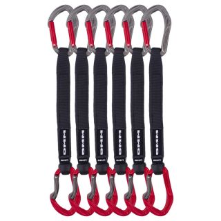 Zestaw ekspresów DMM ALPHA SPORT RED 25CM SET 6