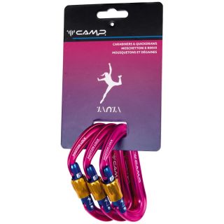 Zestaw karabinków CAMP PHOTON LOCK JANJA FUSCHIA 3 PACK