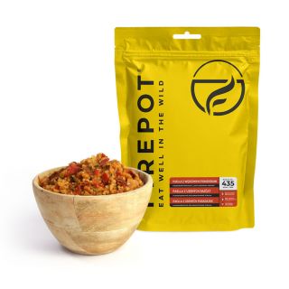 Żywność dehydratyzowana FIREPOT PAELLA Z WĘDZONYMI POMIDORAMI (WEGAŃSKIE) 535g / 435 kcal