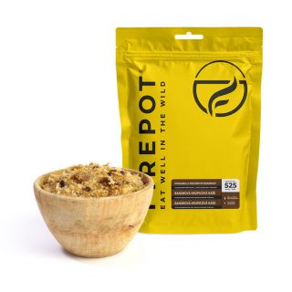 Żywność dehydratyzowana FIREPOT PIECZONA OWSIANKA Z BANANAMI (WEGAŃSKIE) 525g / 525kcal