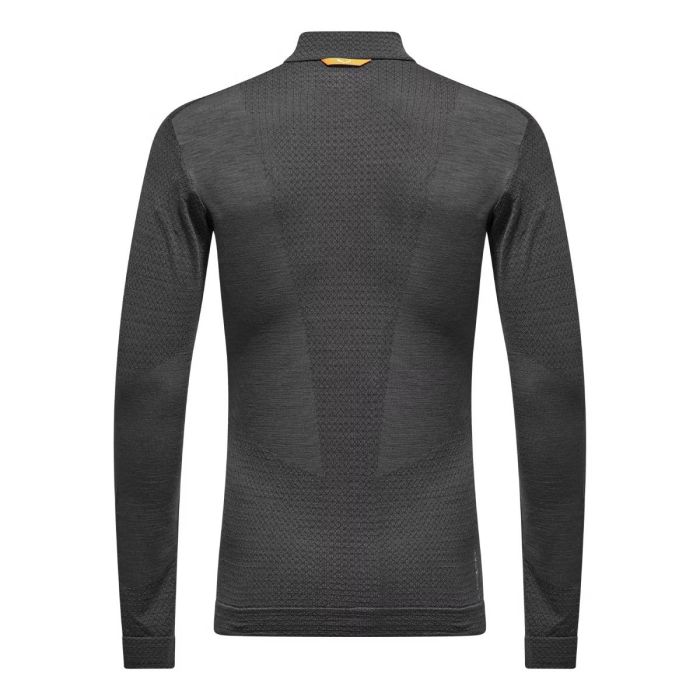 Koszulka męska SALEWA ZEBRU RESPONSIVE HALF ZIP LONG SLEEVE