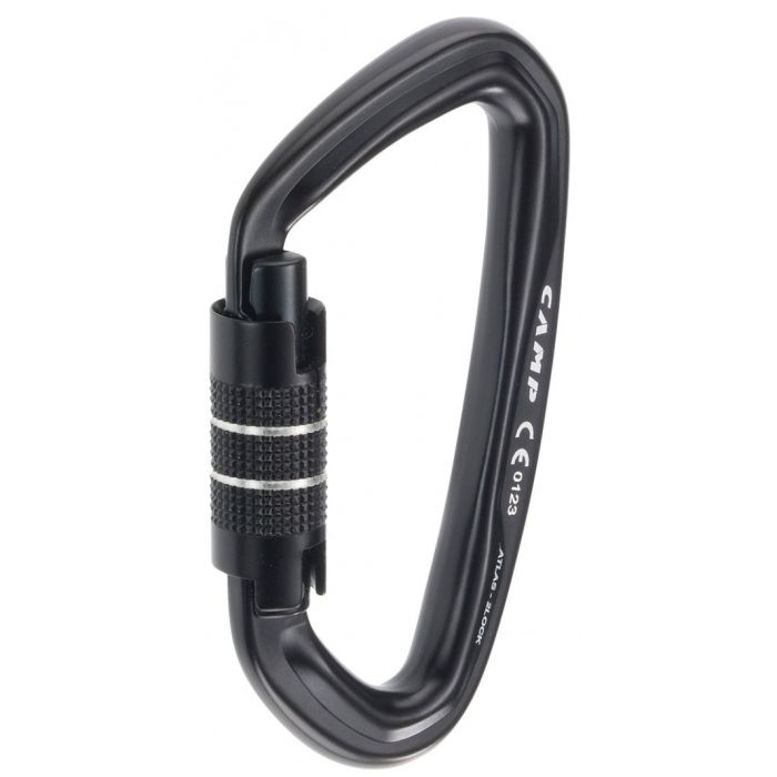 Karabinek CAMP ATLAS 2LOCK CZARNY