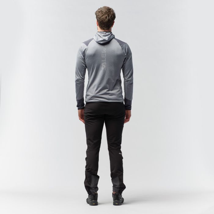 Kurtka męska SALEWA AGNER HYBRID PL / DST FZ HOODY