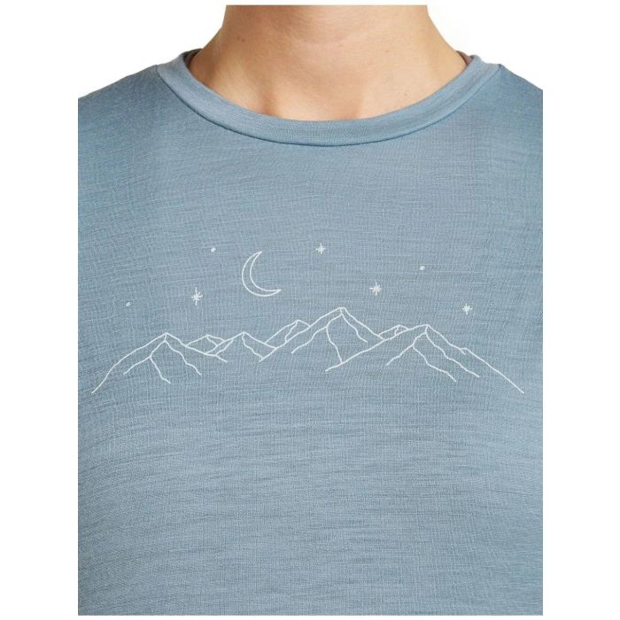 Koszulka damska merino ICEBREAKER TECH LITE SS TEE SPARKLING STA