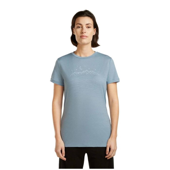 Koszulka damska merino ICEBREAKER TECH LITE SS TEE SPARKLING STA