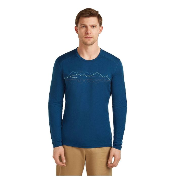 Koszulka męska ICEBREAKER OASIS LONG SLEEVE CREWE ICEBREAKER