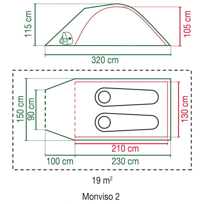Namiot COLEMAN MONVISO 2
