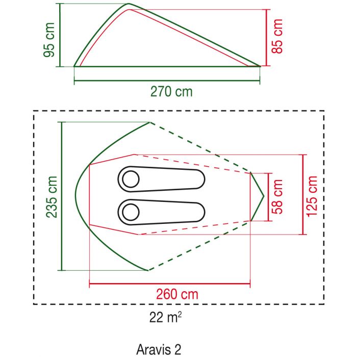 Namiot COLEMAN ARAVIS 2 - Sklep Polarsport