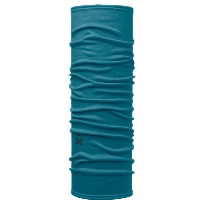 Chusta BUFF WOOL LIGHTWEIGHT SOLID LAKE BLUE