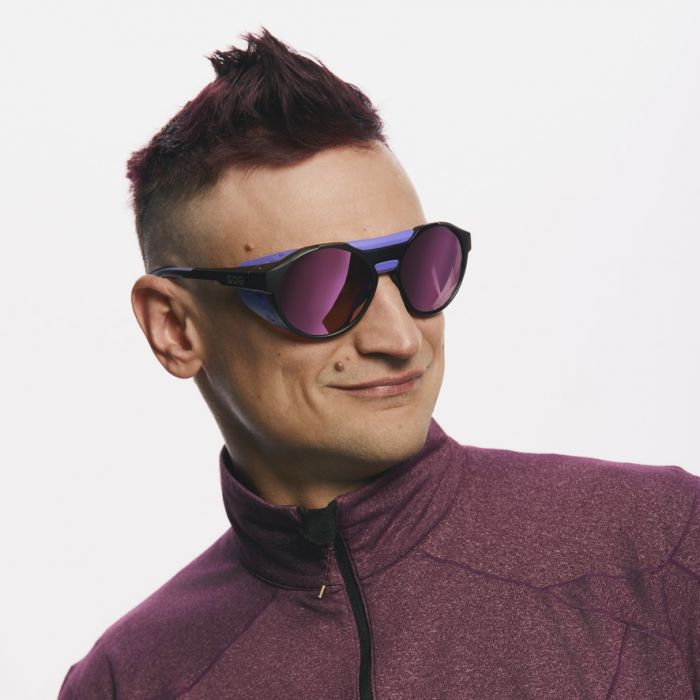 Okulary GOG MANASLU BLACK/PURPLE (E495-3C)