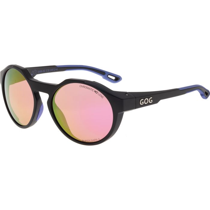 Okulary GOG MANASLU BLACK/PURPLE (E495-3C)