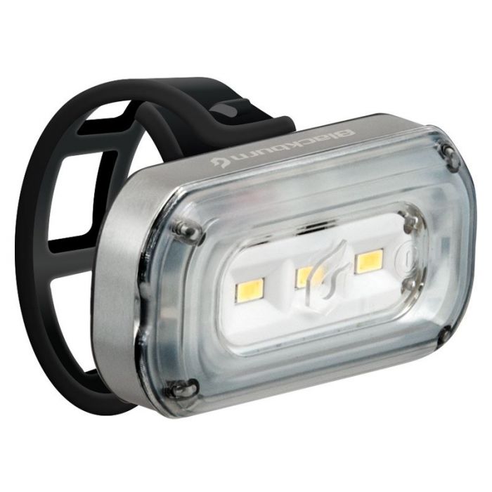 Lampka rowerowa przednia BLACKBURN CENTRAL 100 LUM, USB / SREBRNA