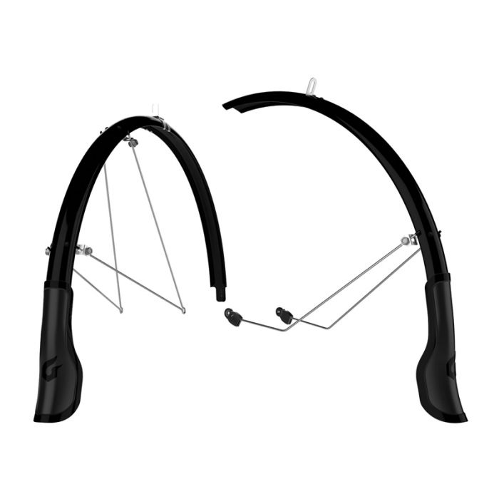 Zestaw błotników BLACKBURN CENTRAL FULL FENDER 26 X 60MM PRZÓD + TYŁ / CZARNY