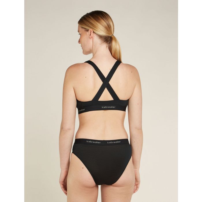 Biustonosz damski ICEBREAKER SPRITE 125 COOL LITE / BLACK