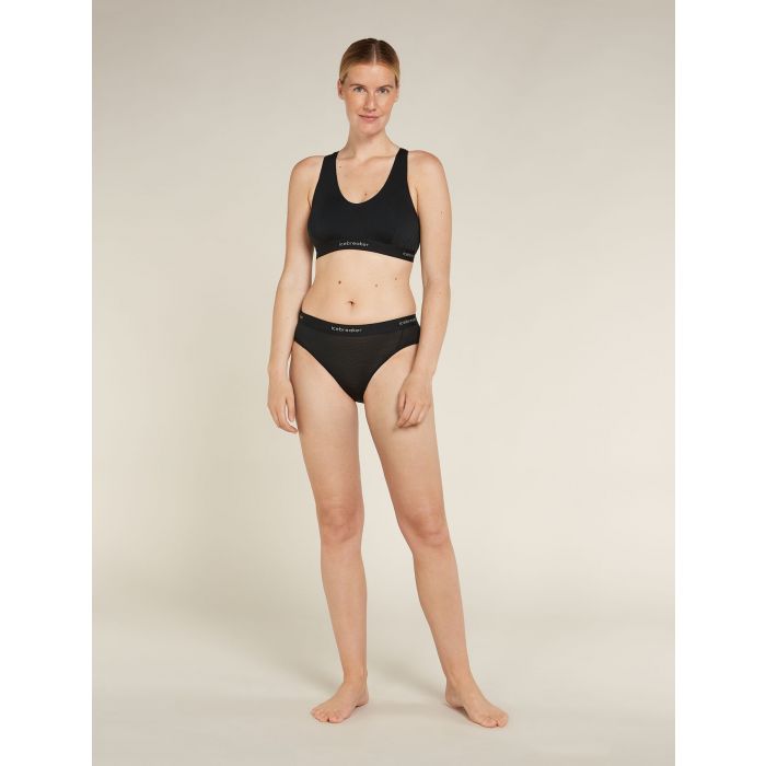 Biustonosz damski ICEBREAKER SPRITE 125 COOL LITE / BLACK