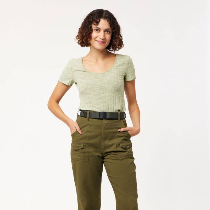 Pasek do spodni ARCADE BLACKWOOD IVY GREEN/BLACK