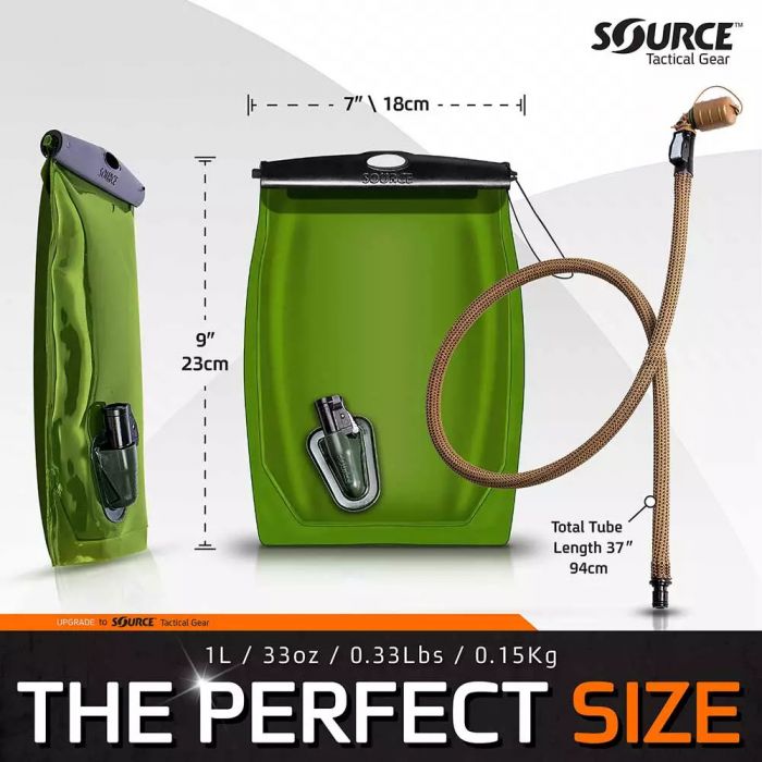 Bukłak SOURCE TACTICAL GEAR KANGAROO 1L BLACK