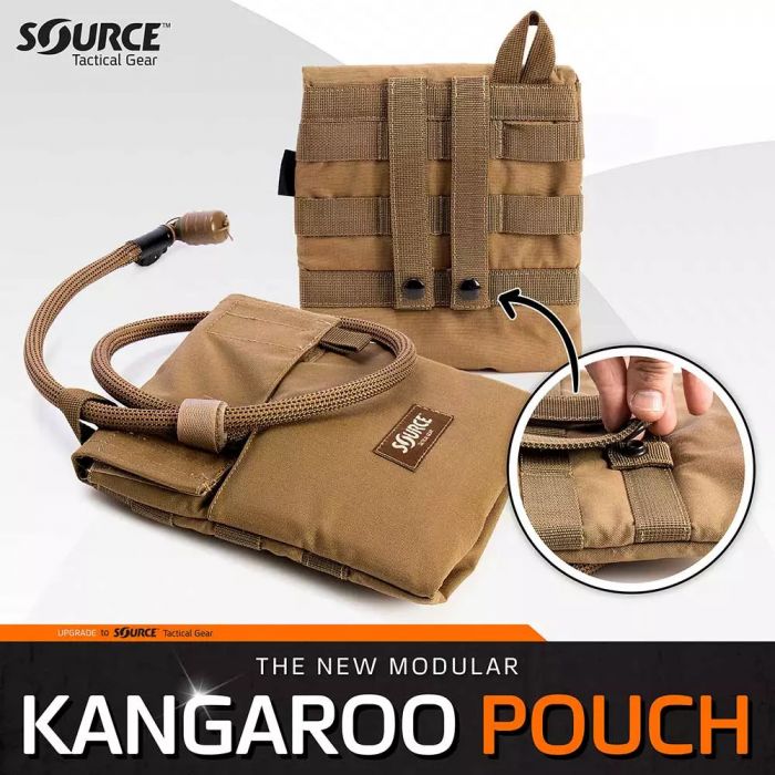 Bukłak z pokrowcem SOURCE TACTICAL GEAR KANGAROO 1L BLACK