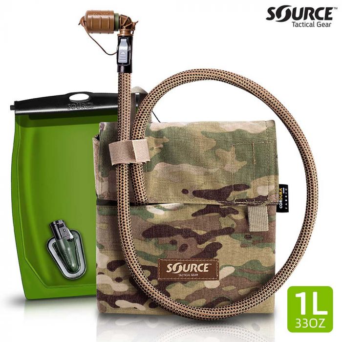 Bukłak z pokrowcem SOURCE TACTICAL GEAR KANGAROO 1L MULTICAM