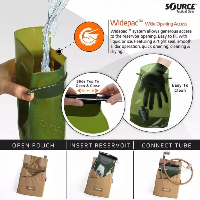 Bukłak z pokrowcem SOURCE TACTICAL GEAR KANGAROO 1L COYOTE