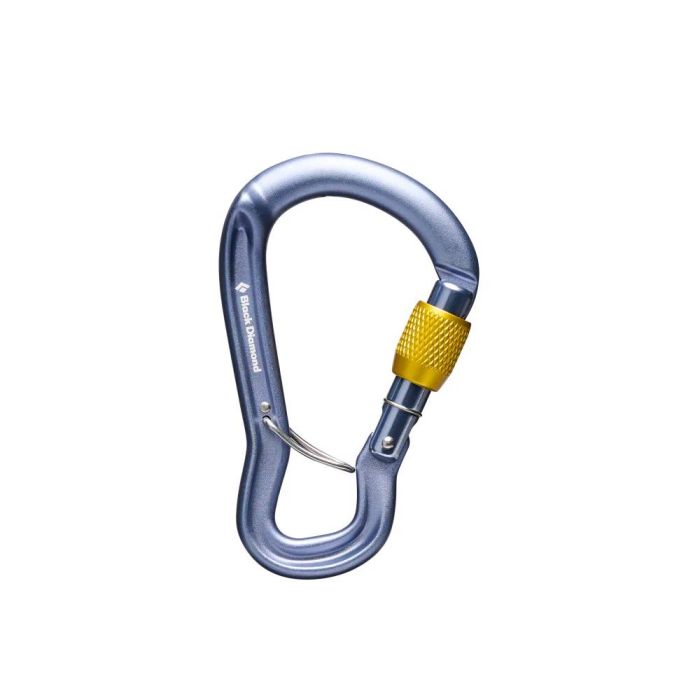 Karabinek BLACK DIAMOND GRIDLOCK SCREWGATE GREY