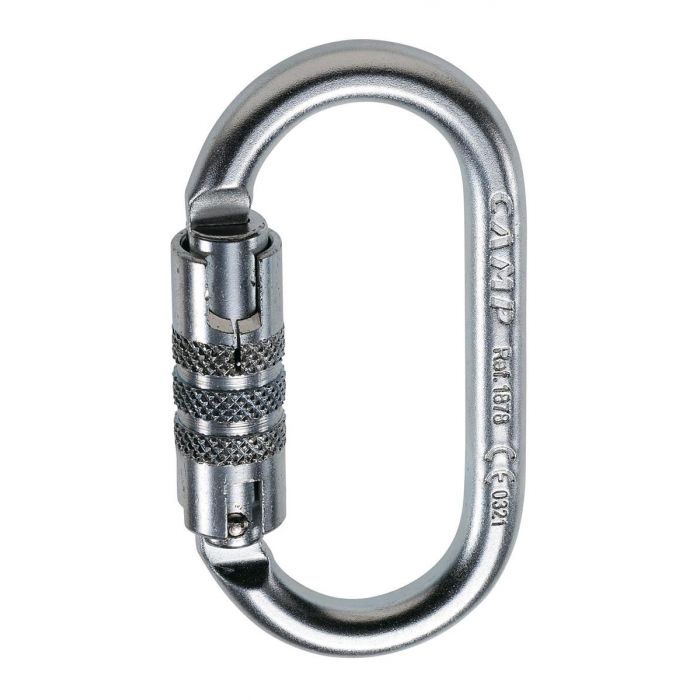 Karabinek CAMP OVAL PRO 2LOCK STALOWY