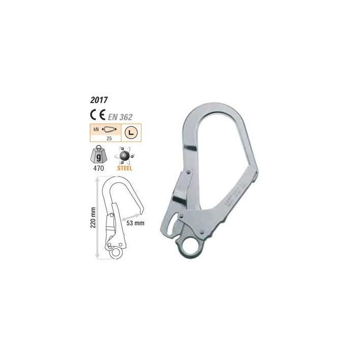 Karabinek/hak CAMP HOOK STEEL