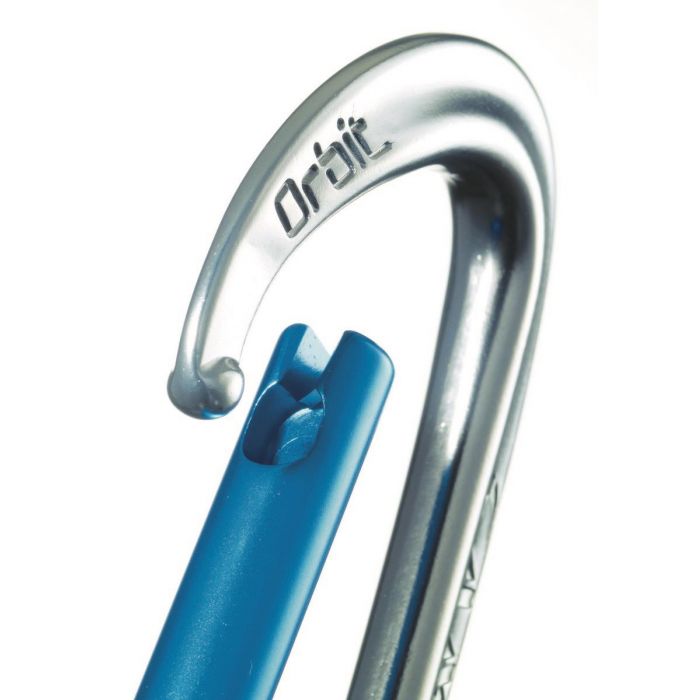 Karabinek CAMP ORBIT STRAIGHT / TITANIUM BLUE