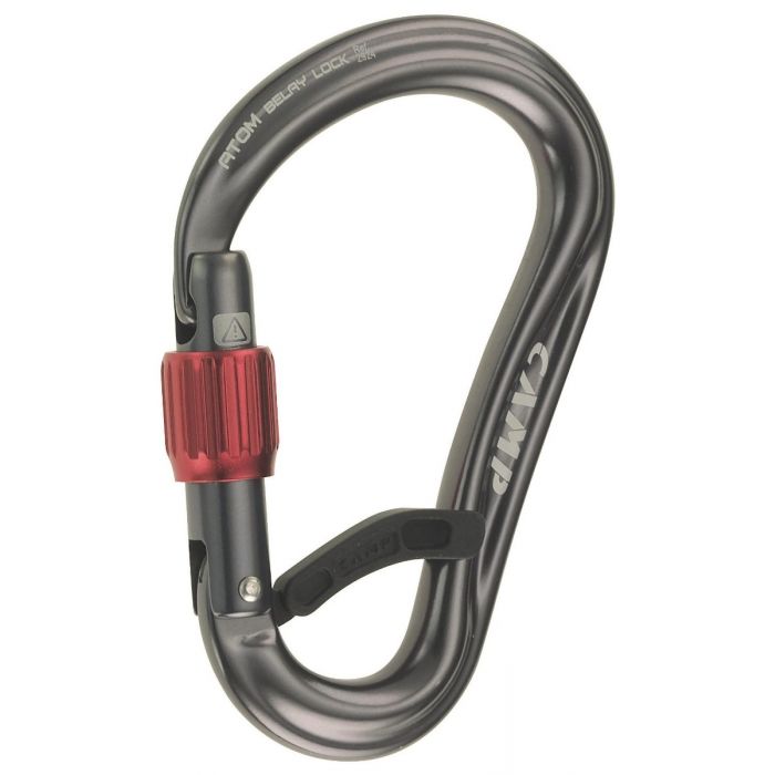 Karabinek CAMP HMS ATOM BELAY LOCK GUN METAL