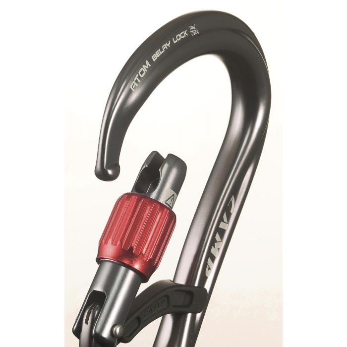 Karabinek CAMP HMS ATOM BELAY LOCK GUN METAL