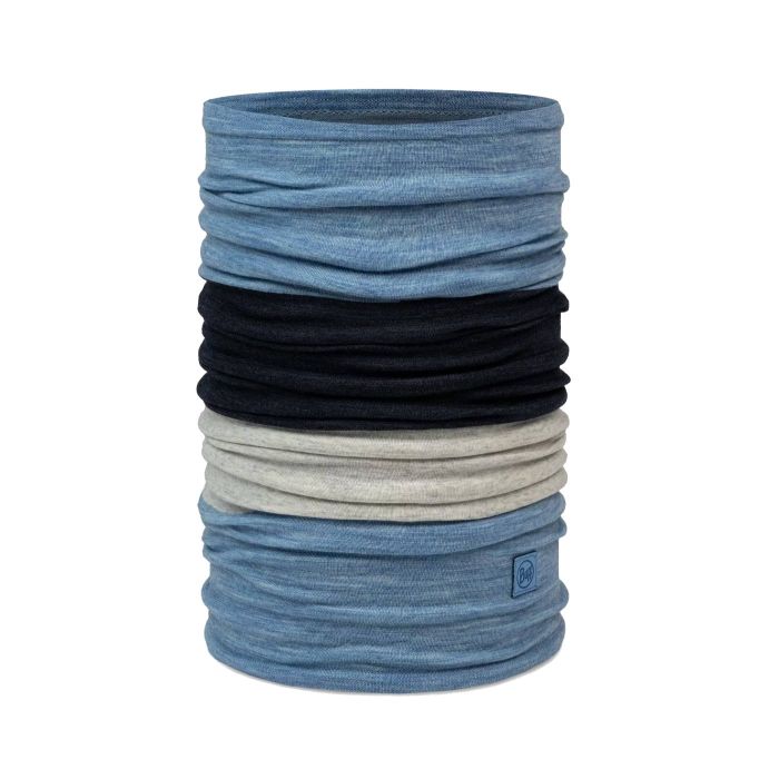 Chusta BUFF MERINO MOVE BLOCK LAKE BLUE