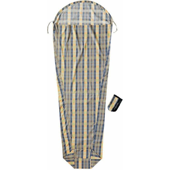 Wkładka do śpiwora COCOON MUMMYLINER BAWEŁNA / TRAVEL CHECKS