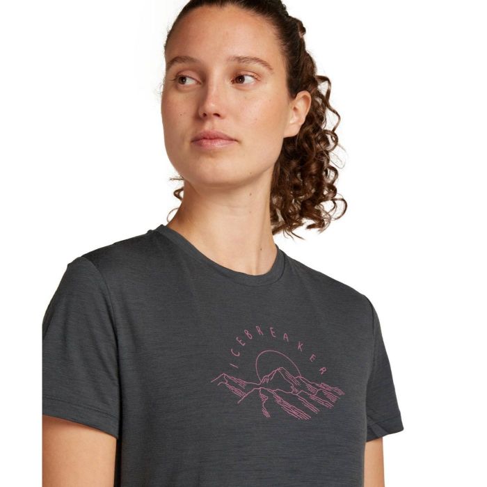 Koszulka damska merino ICEBREAKER TECH LITE SS TEE SUNRISE SUMMIT