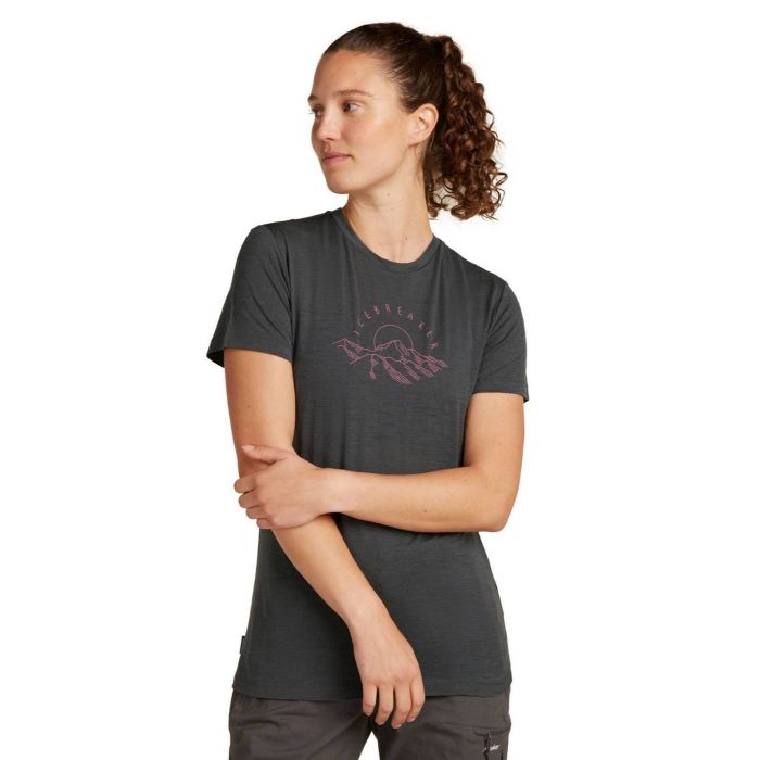 Koszulka damska merino ICEBREAKER TECH LITE SS TEE SUNRISE SUMMIT