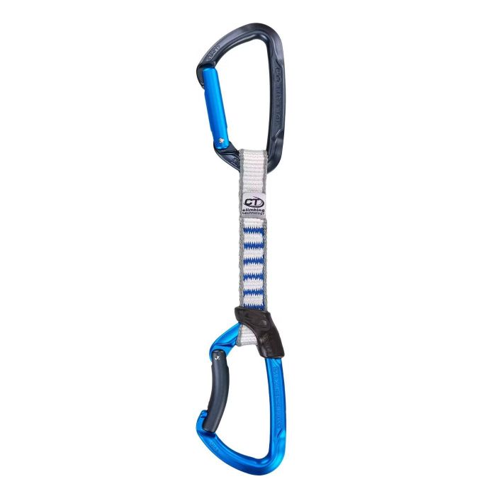 Zestaw ekspresów wspinaczkowych CLIMBING TECHNOLOGY LIME SET NY ANTHRACITE/ELECTRIC BLUE 6x12cm