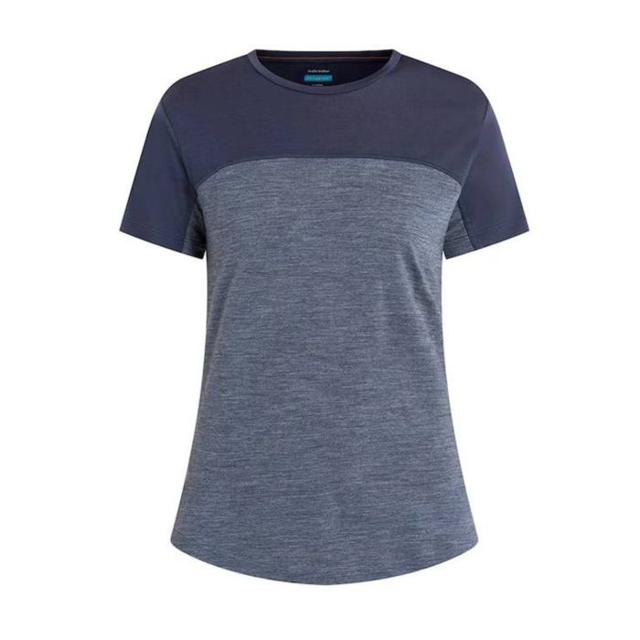 Koszulka damska merino ICEBREAKER COOL-LITE SPHERE III SS COLOUR BLOCK